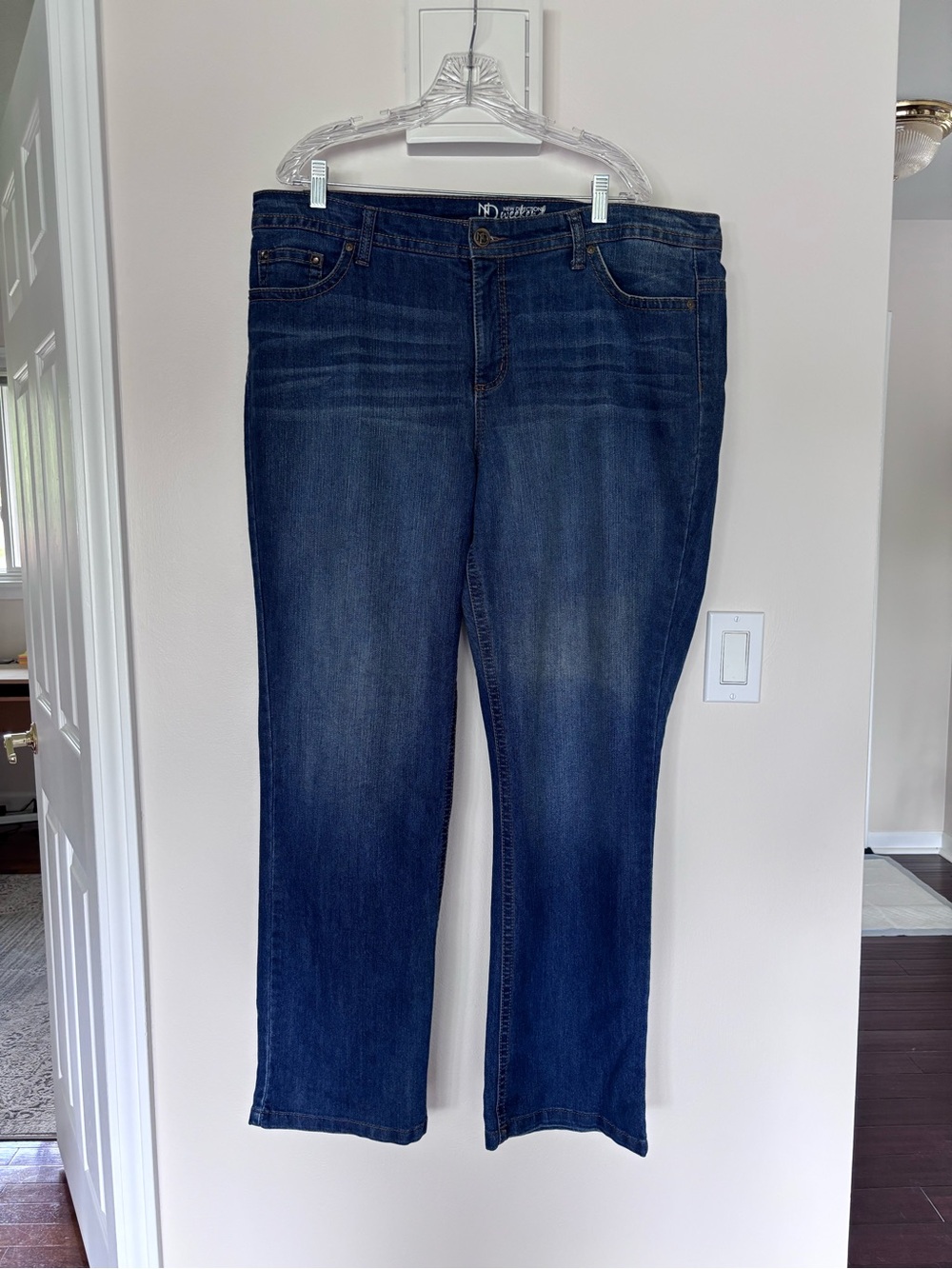 new directions Dark Blue Straight Leg Jeans